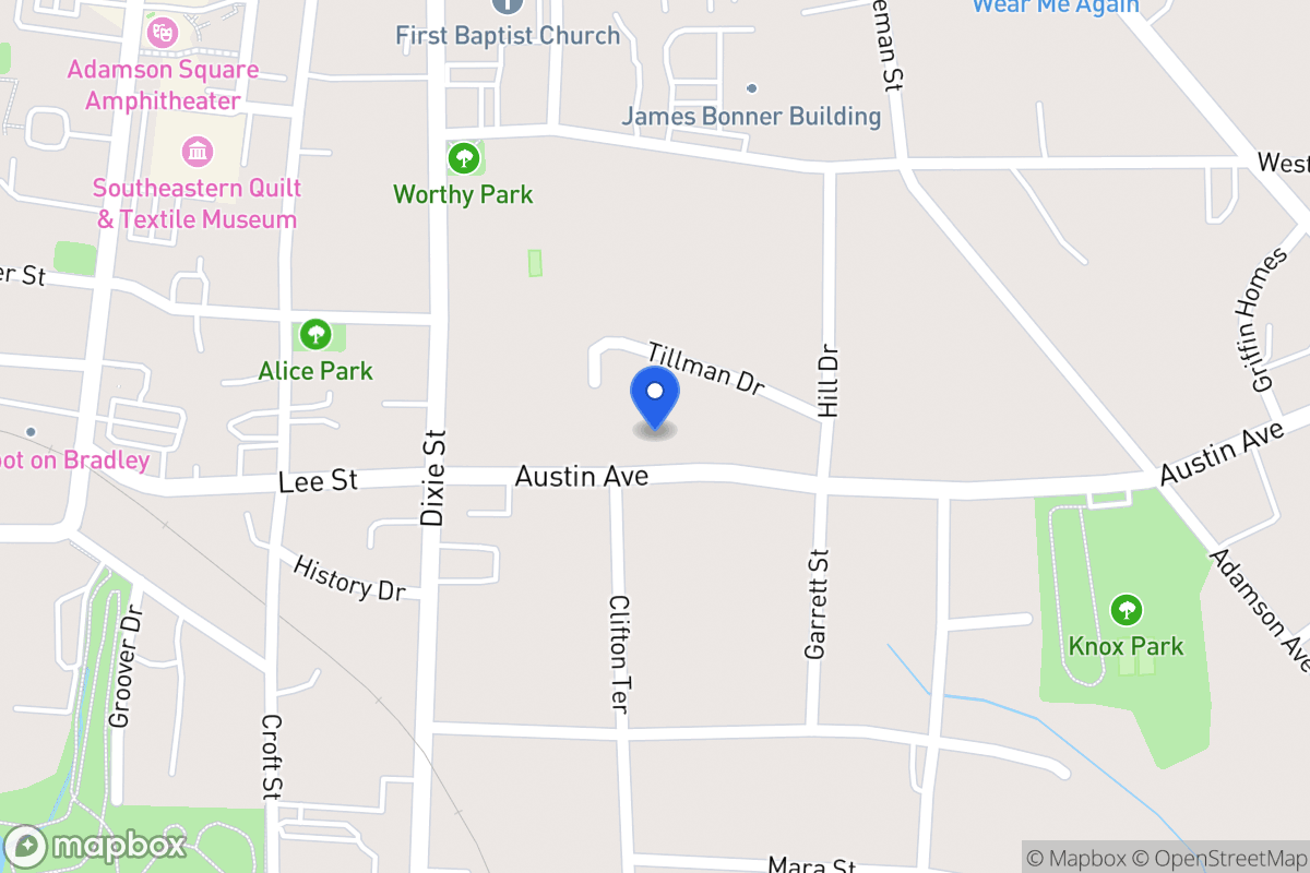 Map of 204 Austin Ave