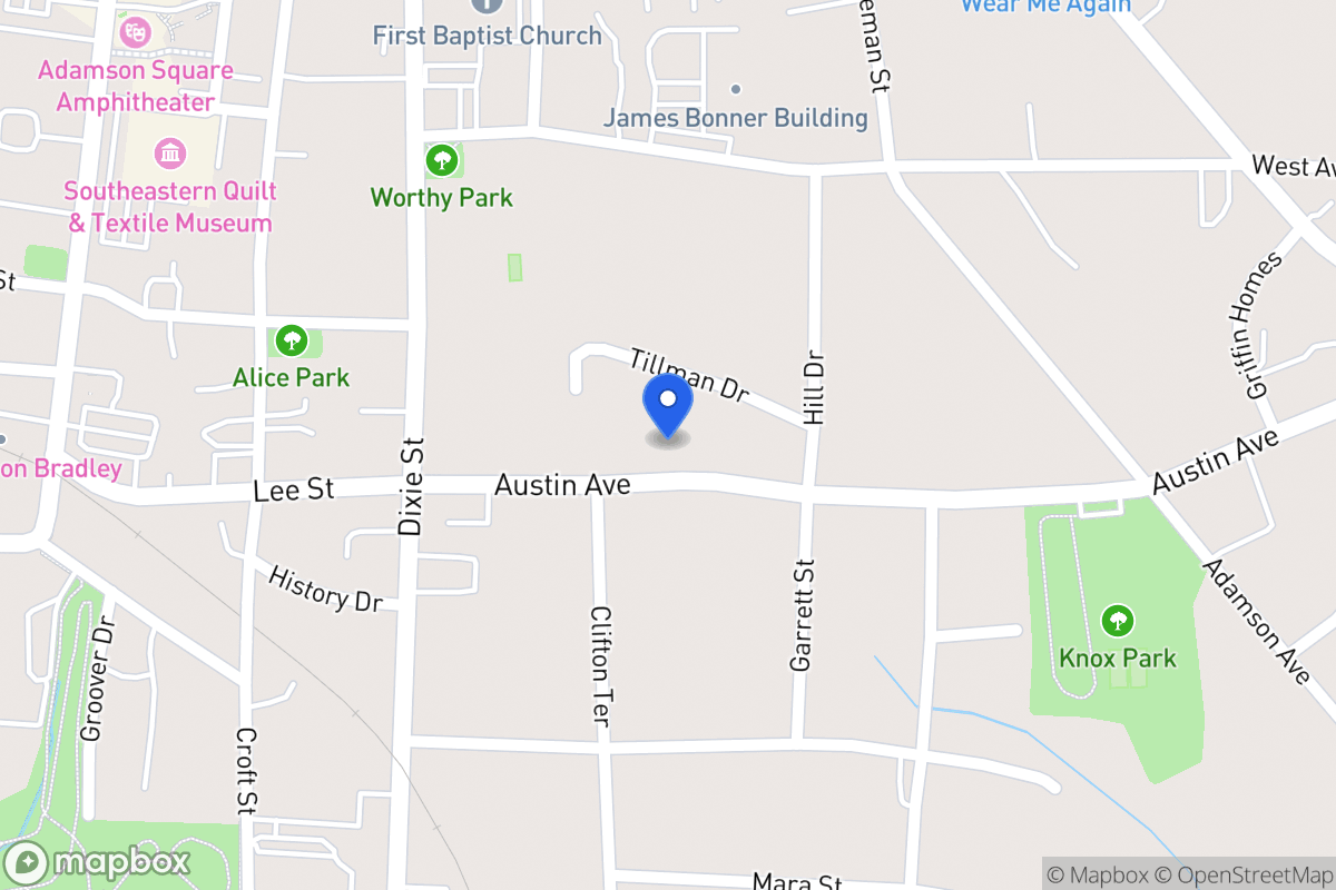 Map of 210 Austin Ave