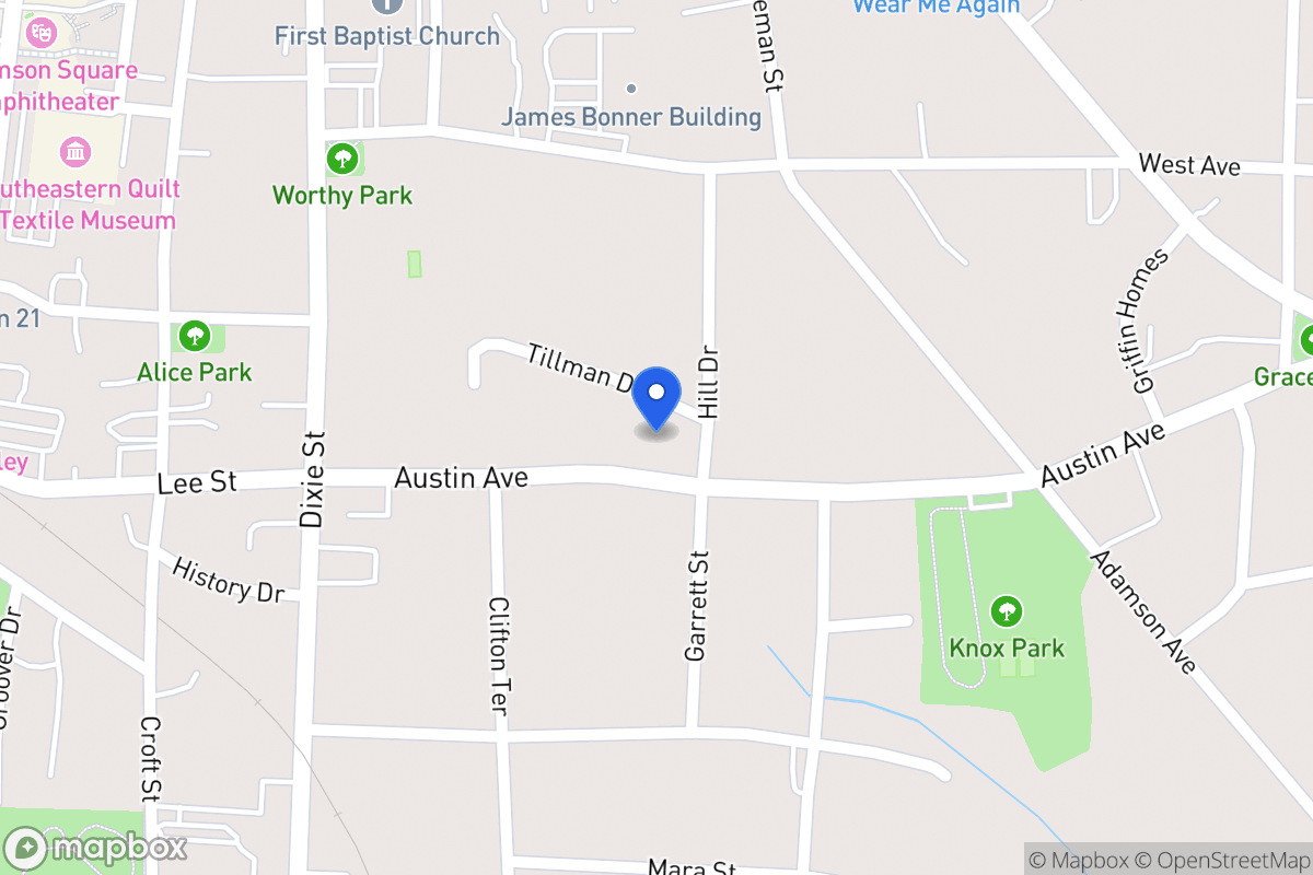 Map of 222 Austin Ave