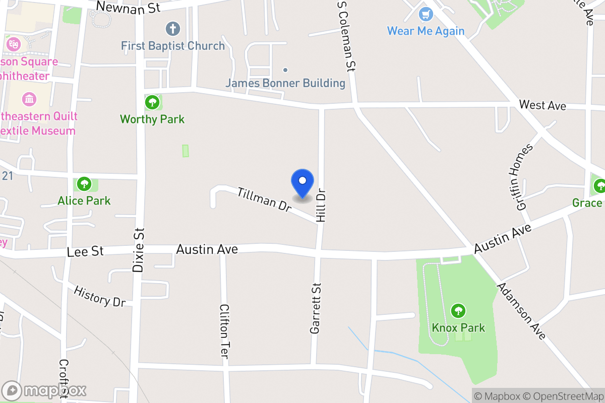 Map of 209 Hill Dr