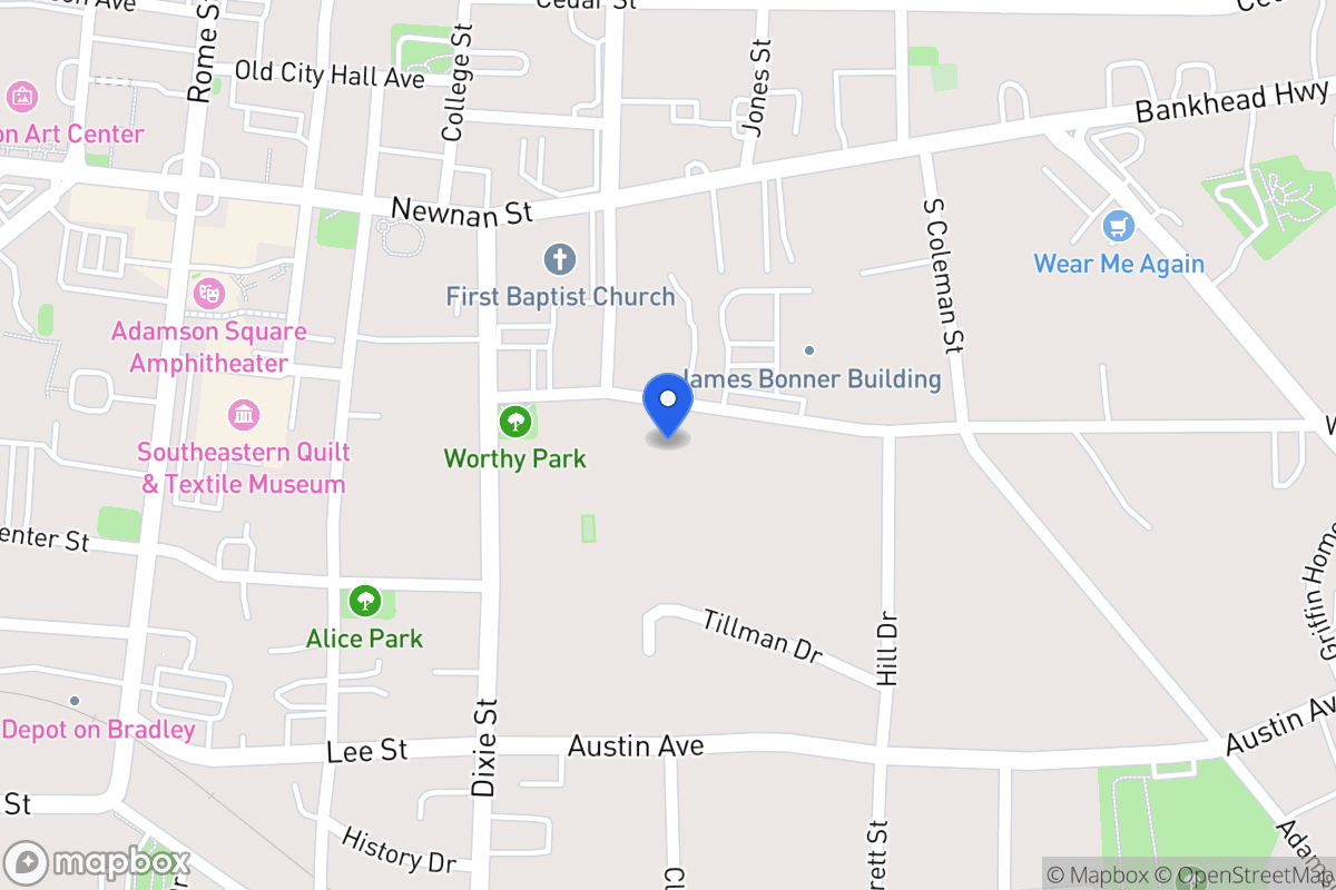 Map of 205 West Ave