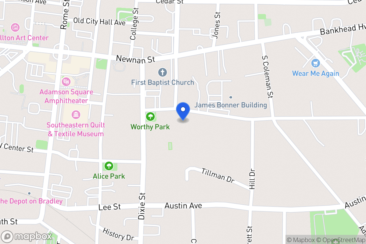 Map of 203 West Ave
