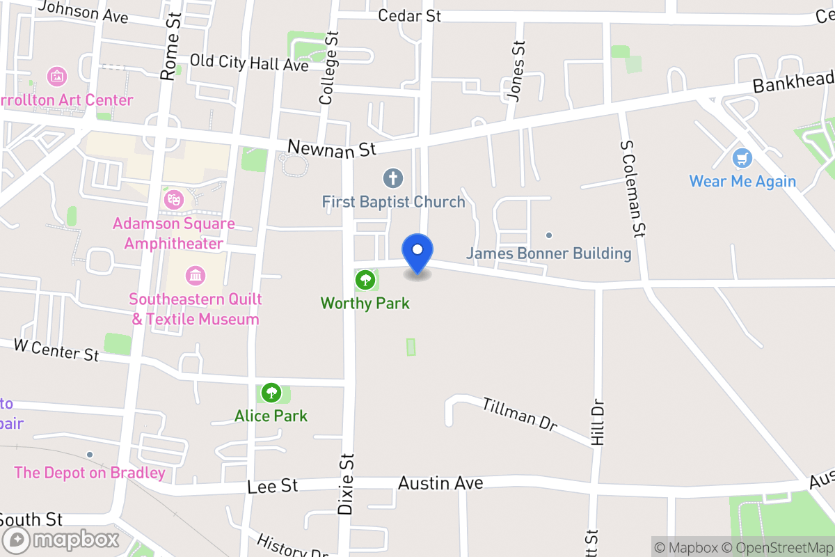 Map of 115 West Ave