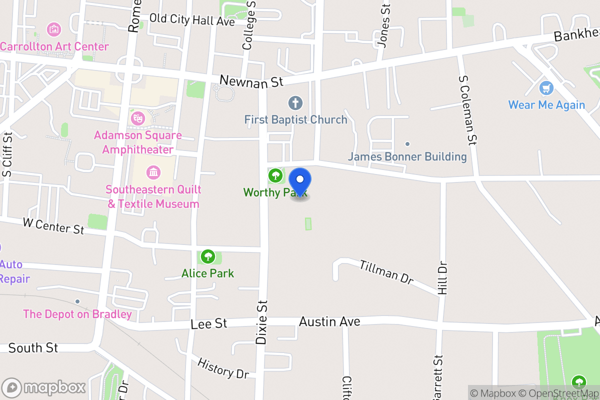 Map of 206 Dixie St