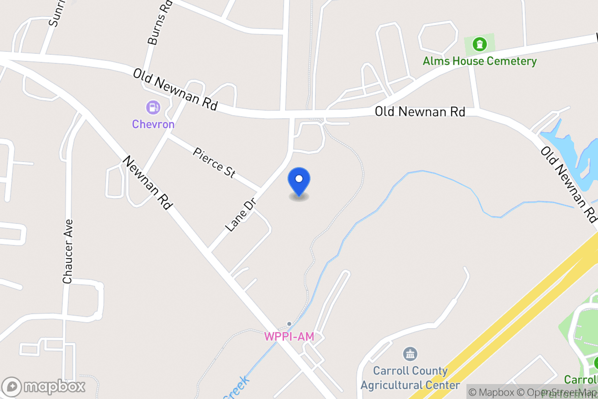 Map of Lane Dr