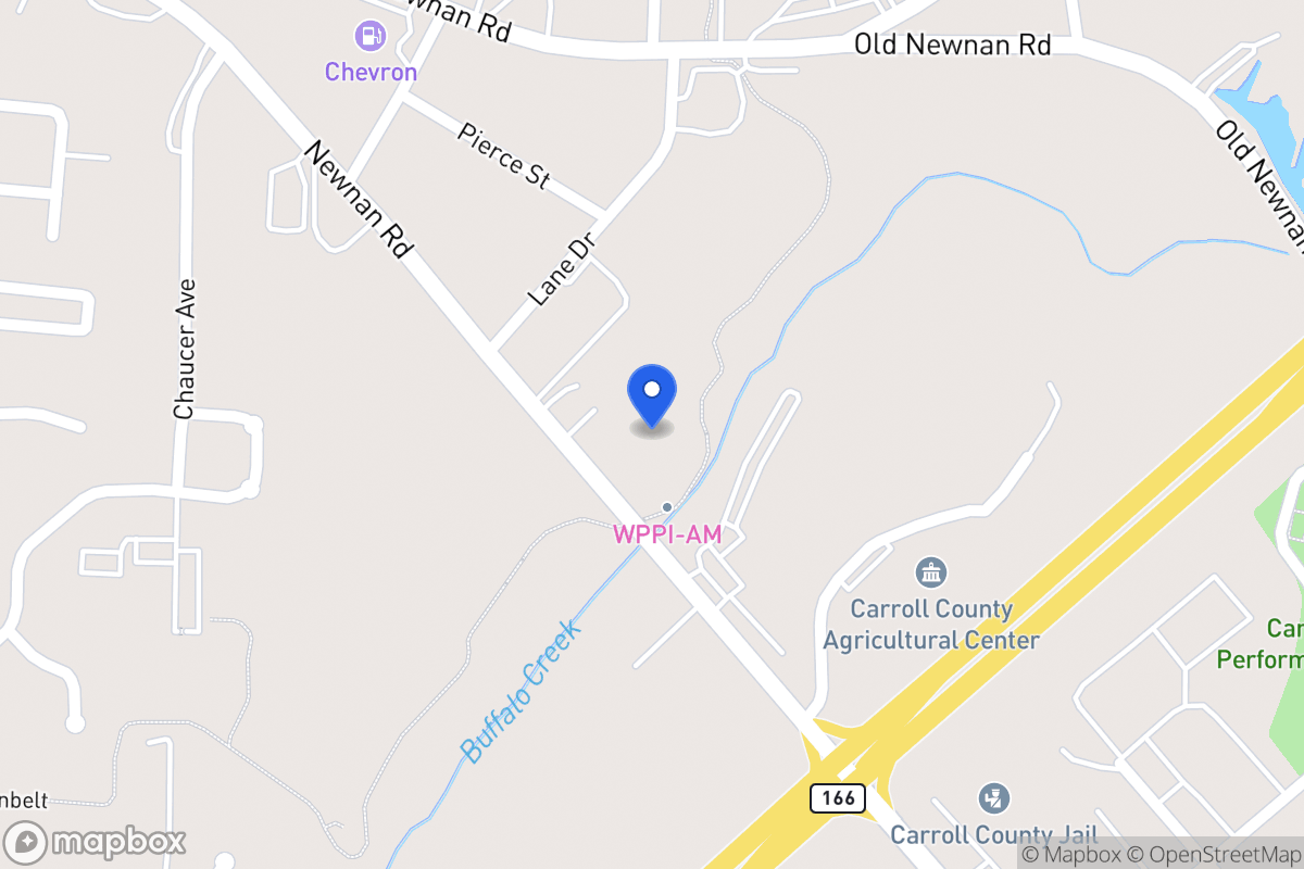 Map of 808 Newnan Rd