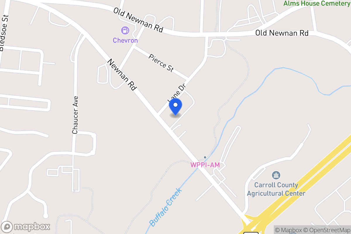Map of 804 Newnan Rd