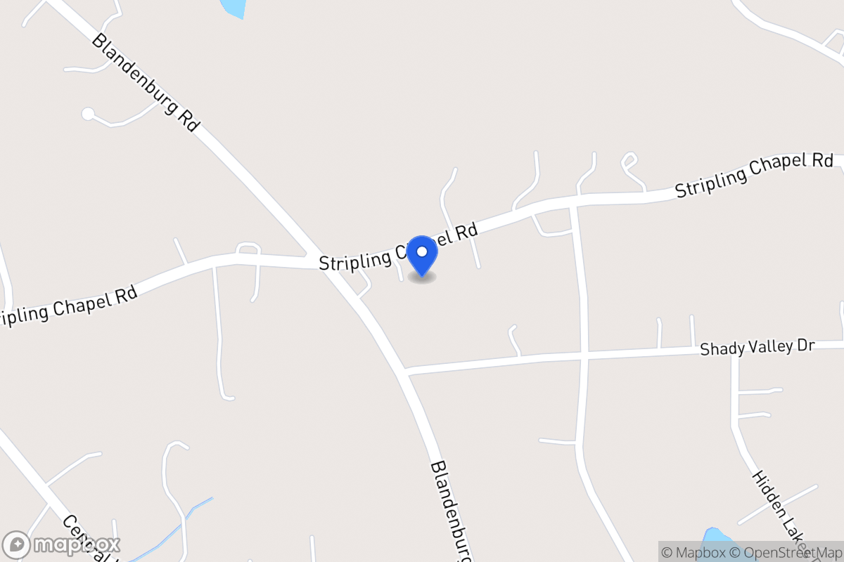 Map of 1495 Stripling Chapel Rd