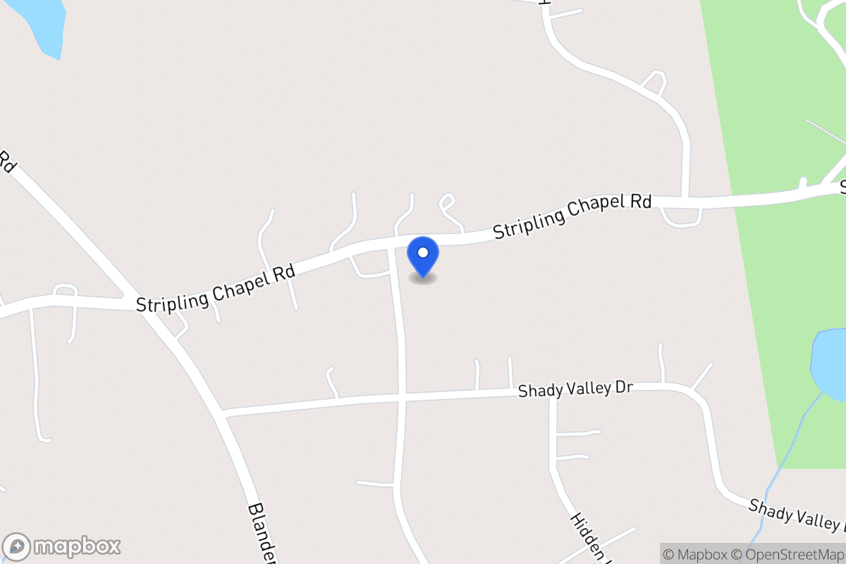 Map of 1581 Stripling Chapel Rd
