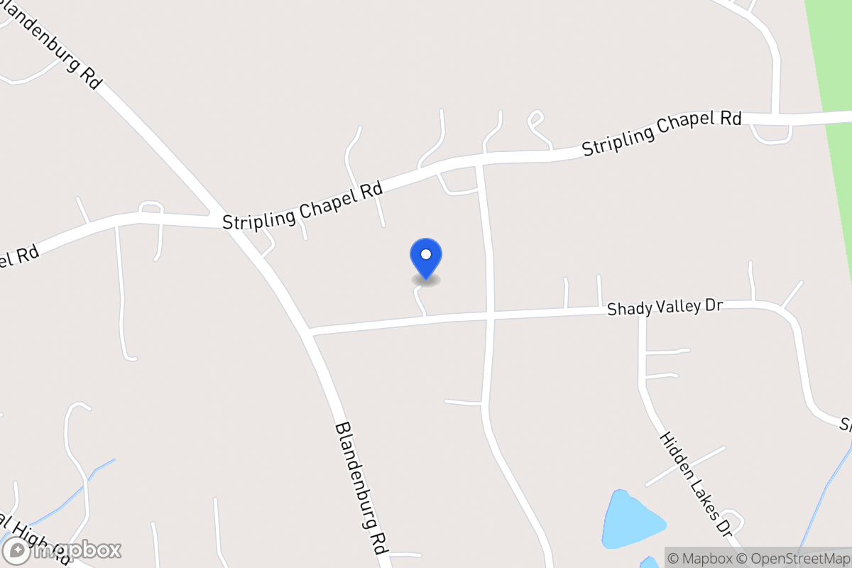 Map of 60 Shady Valley Dr