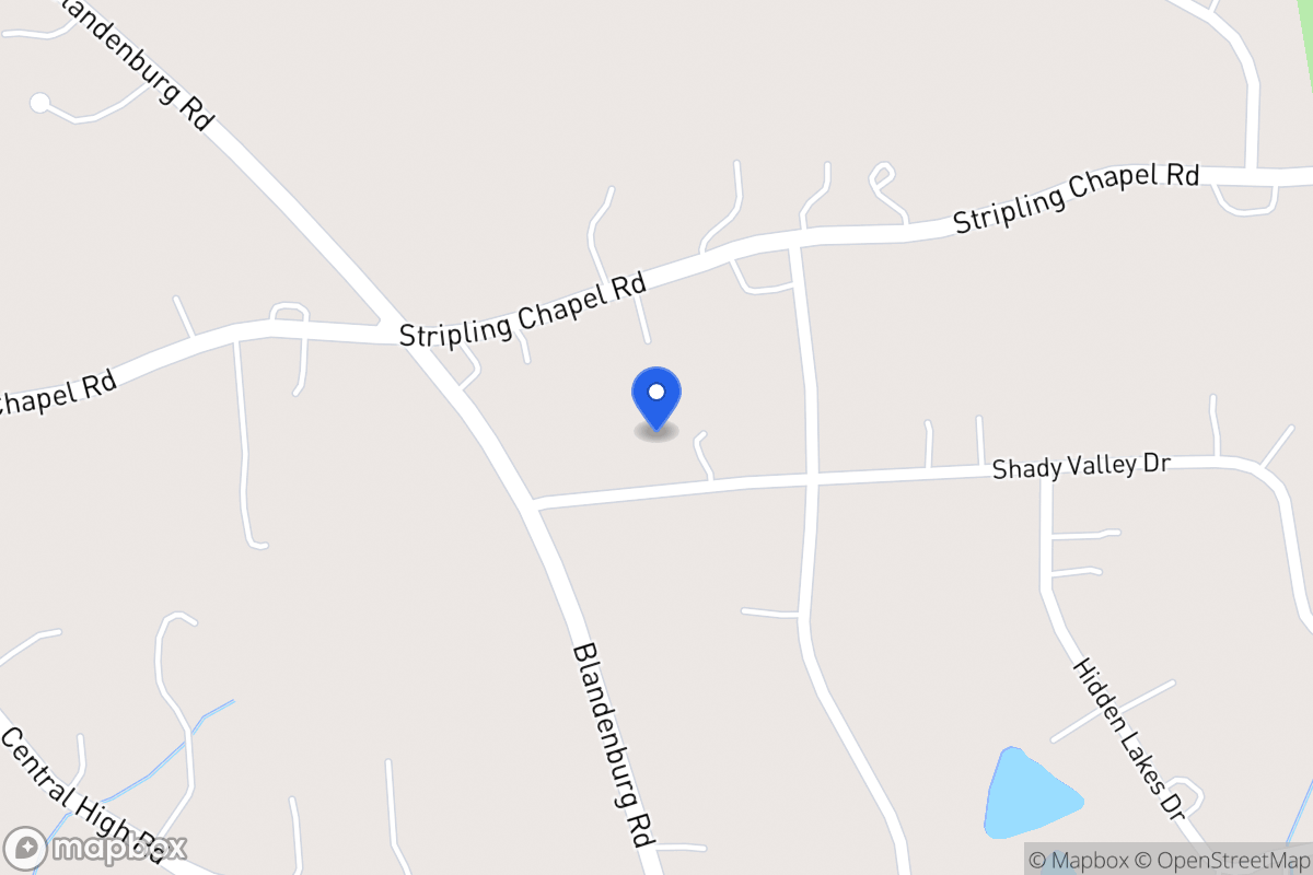Map of 46 Shady Valley Dr