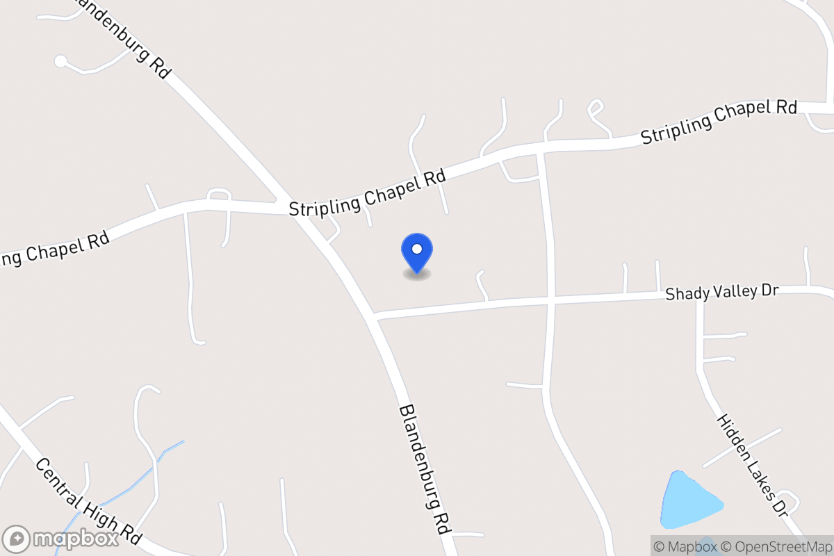 Map of 26 Shady Valley Dr