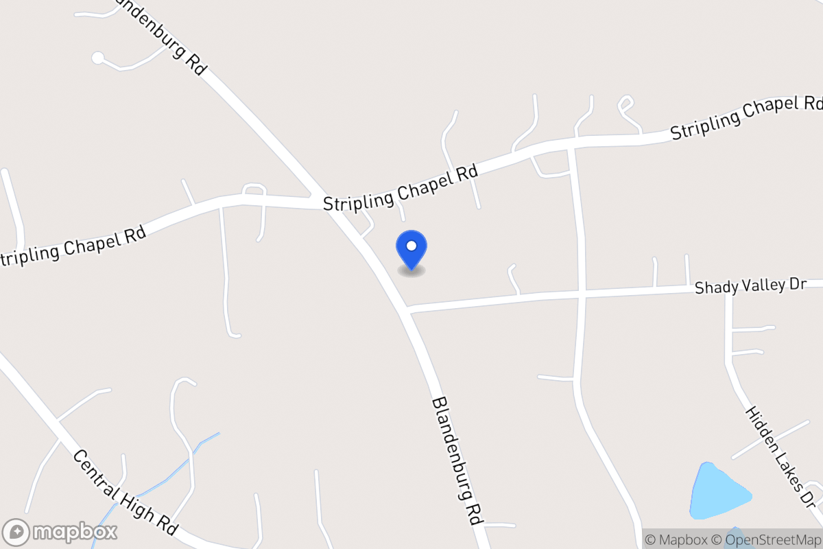 Map of 16 Shady Valley Dr