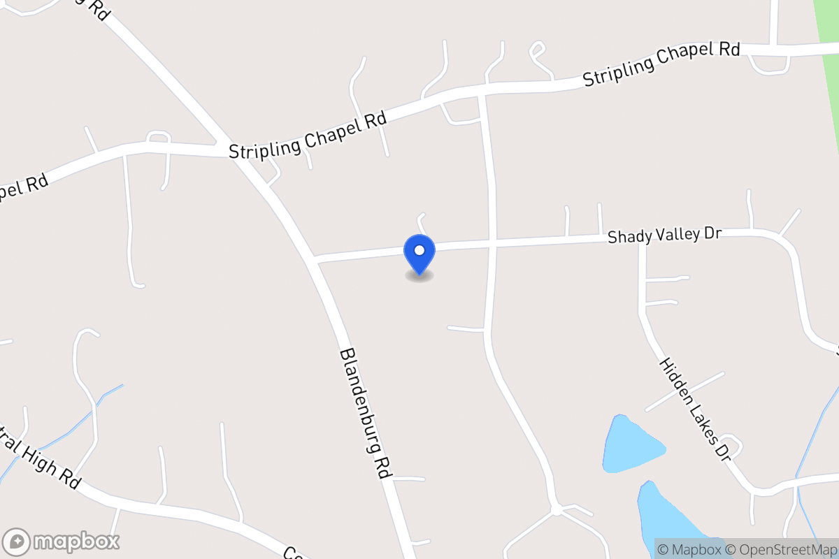 Map of 47 Shady Valley Dr