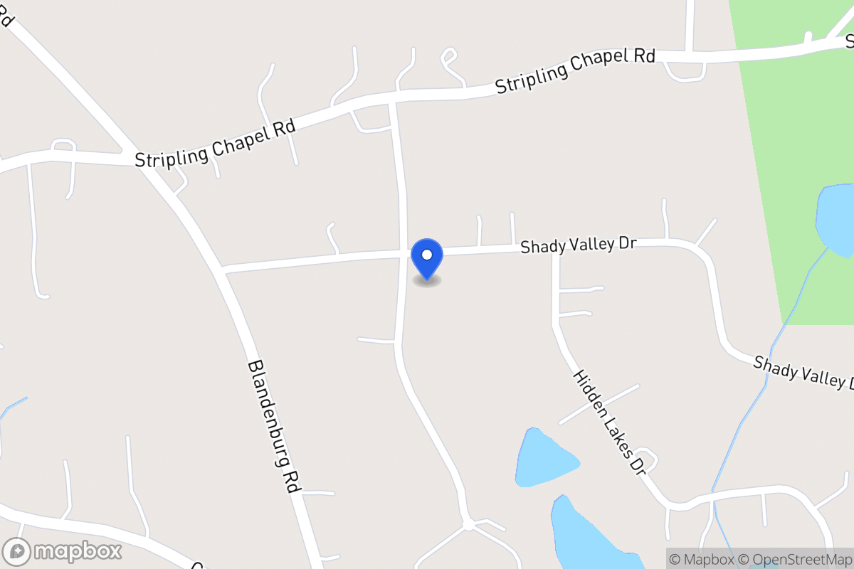 Map of 95 Shady Valley Dr