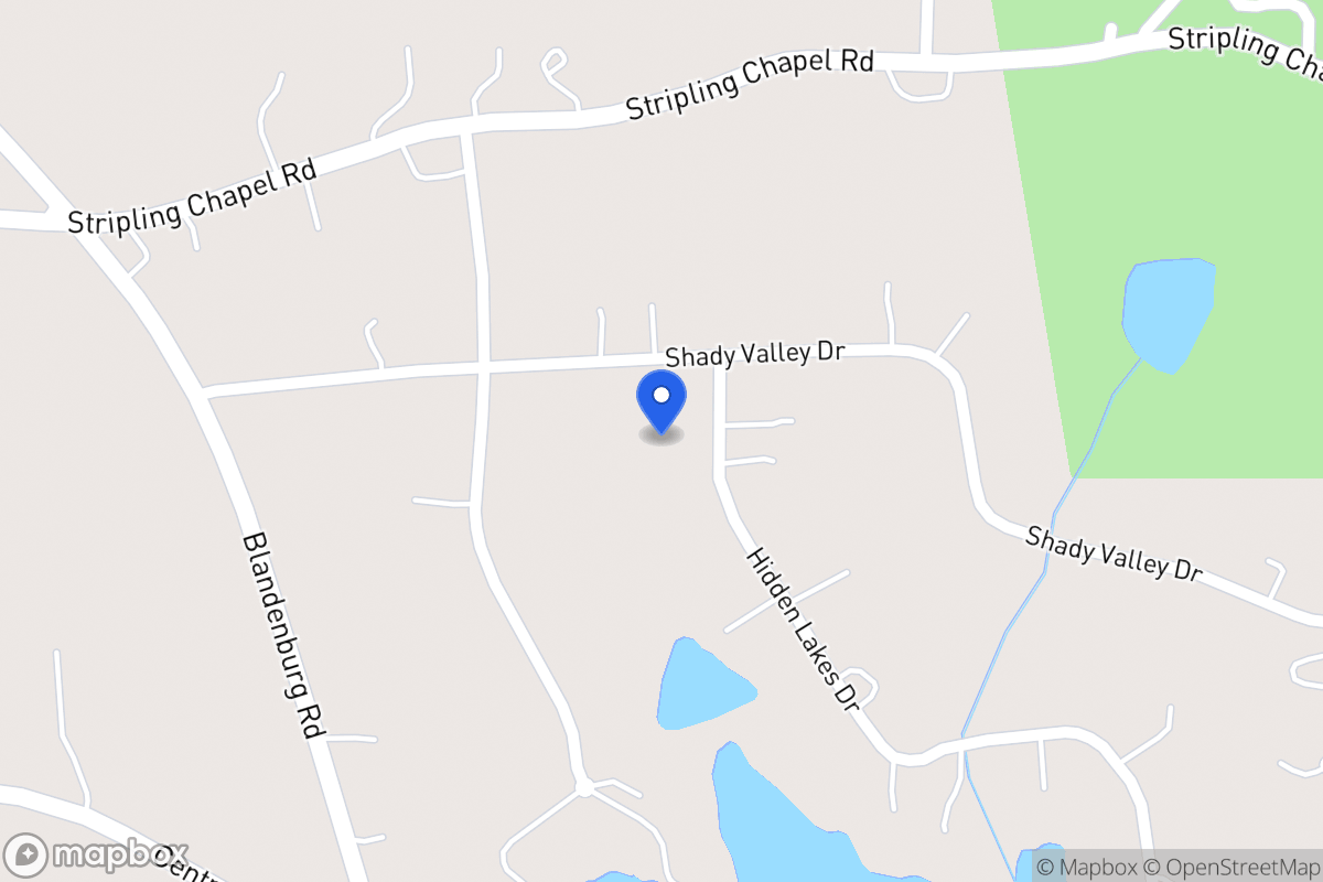 Map of 23 Hidden Lakes Dr
