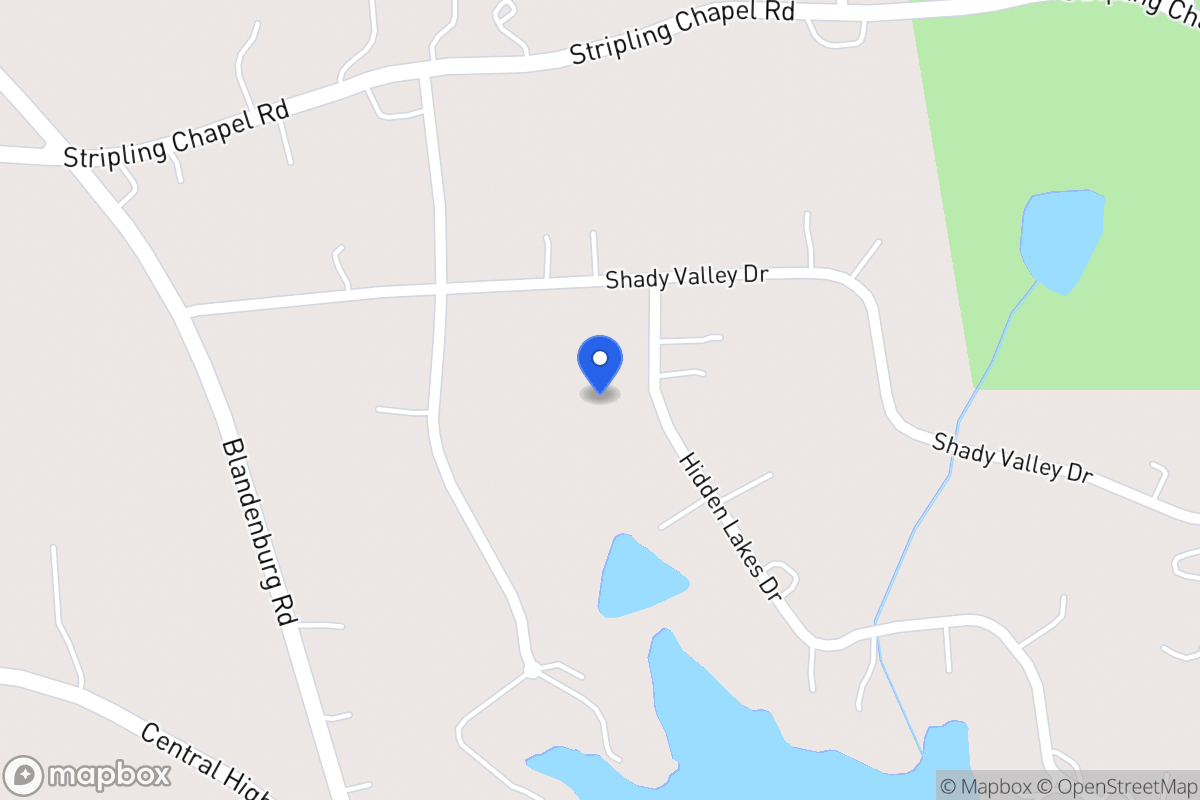 Map of 35 Hidden Lakes Dr