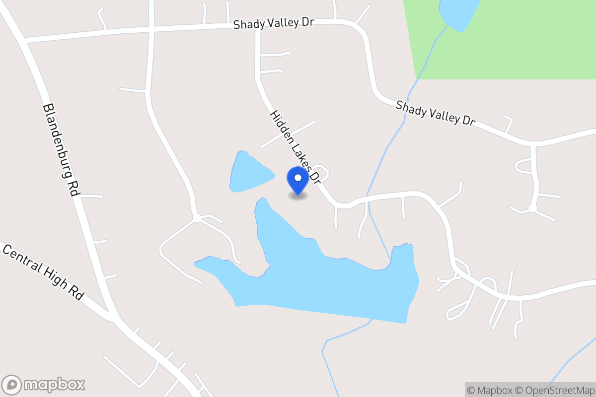 Map of 111 Hidden Lakes Dr