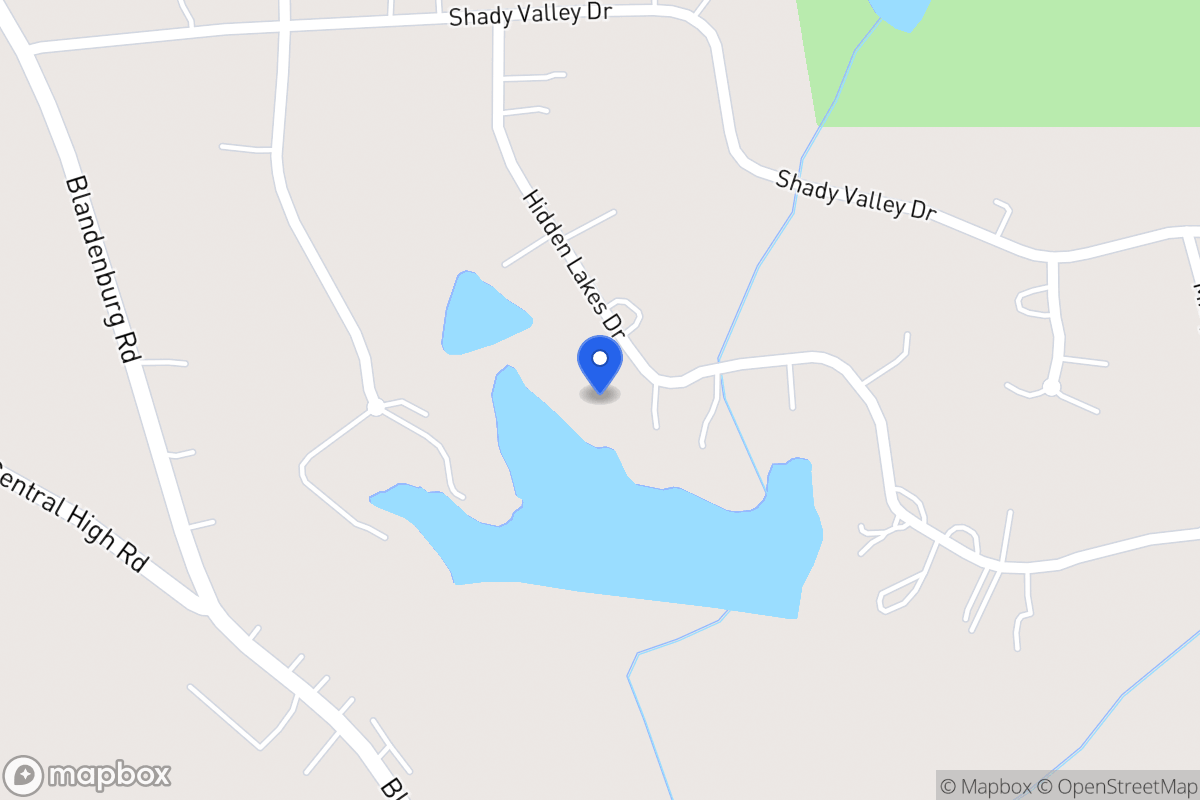 Map of 123 Hidden Lakes Dr