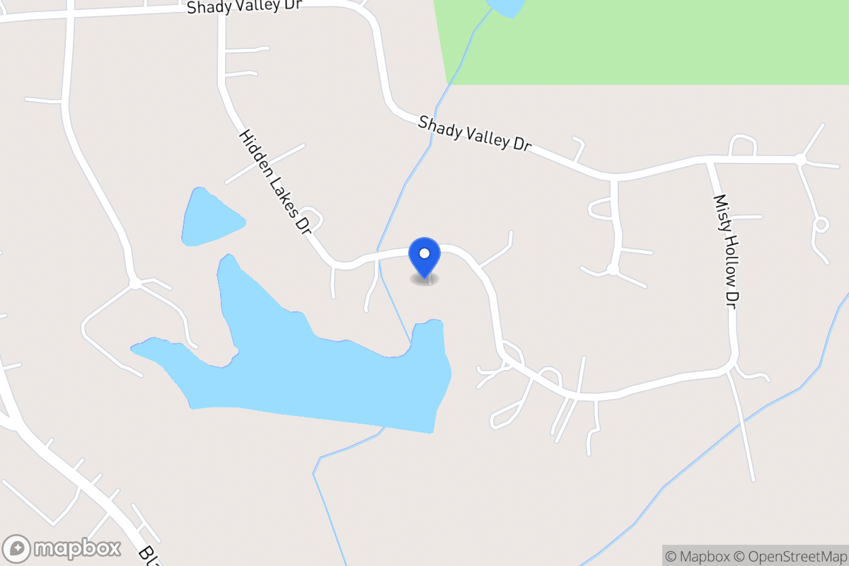 Map of 157 Hidden Lakes Dr