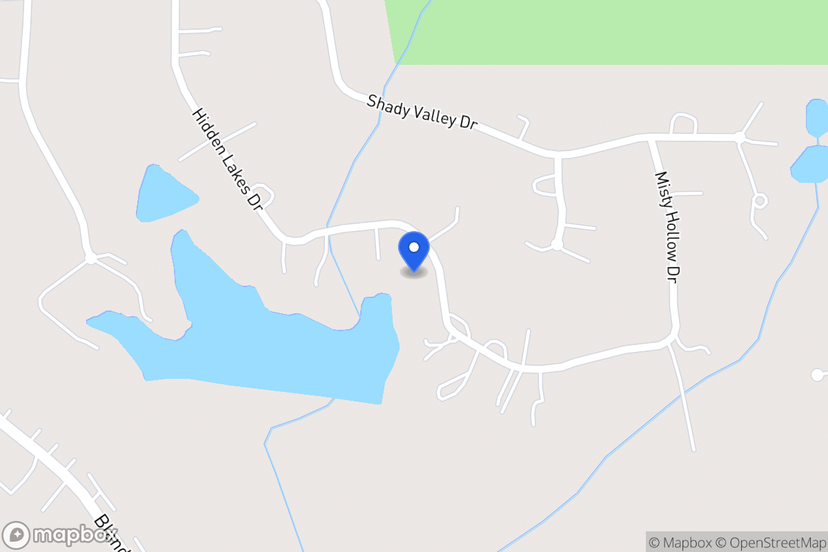 Map of 187 Hidden Lakes Dr