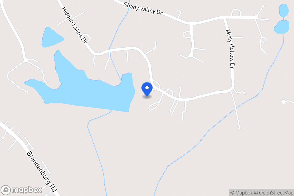 Map of 223 Hidden Lakes Dr