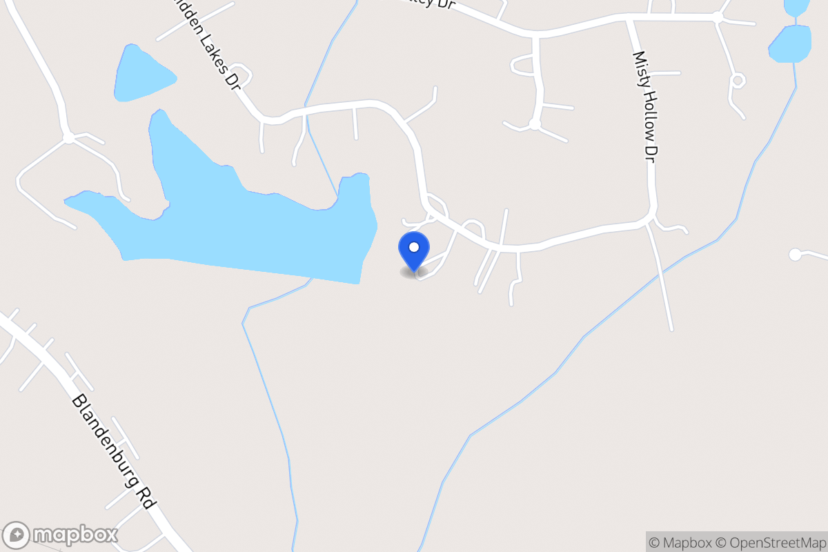 Map of 231 Hidden Lakes Dr