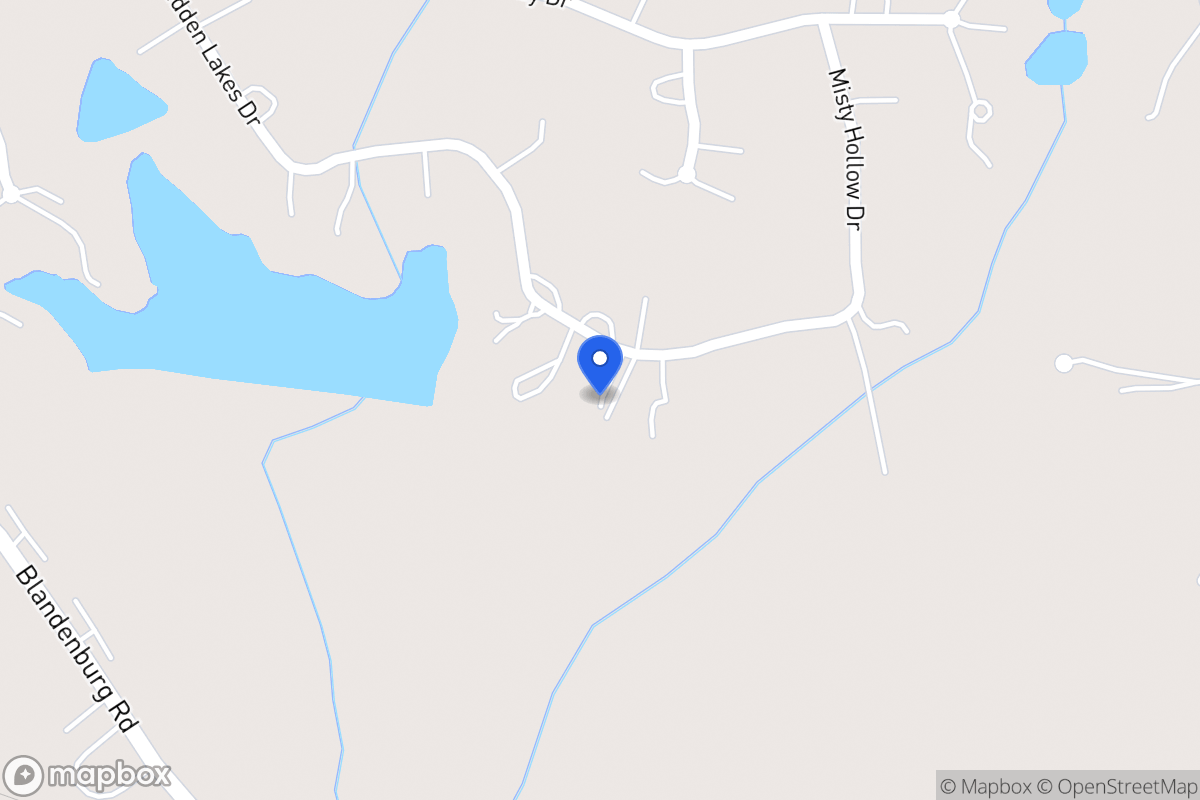 Map of 249 Hidden Lakes Dr