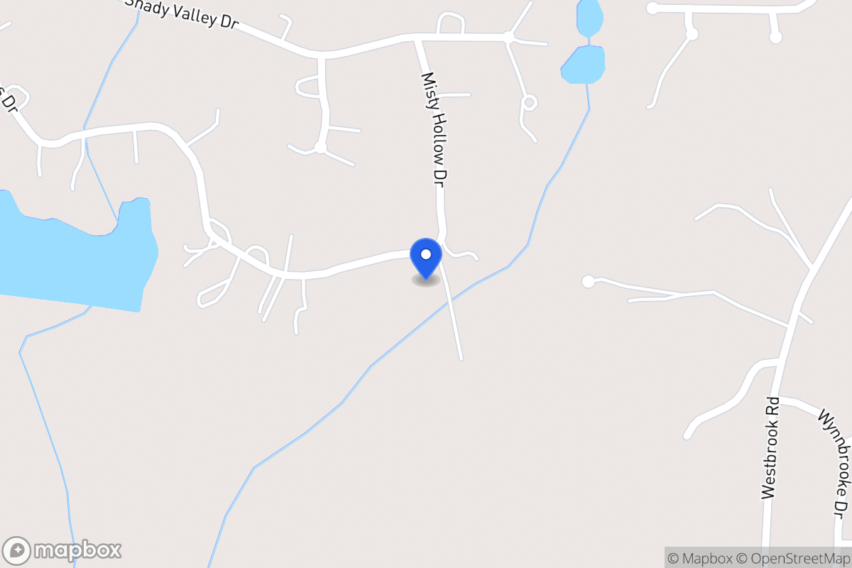 Map of 311 Hidden Lakes Dr