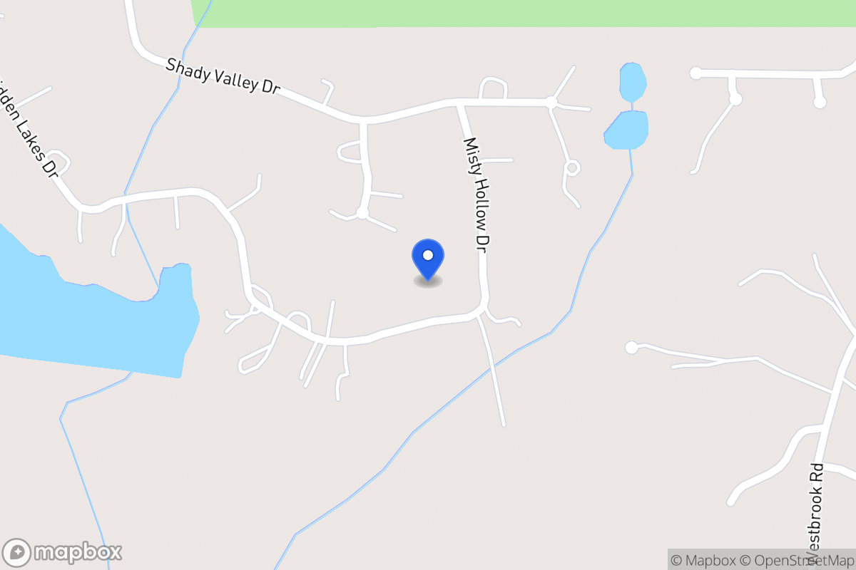 Map of 300 Hidden Lakes Dr
