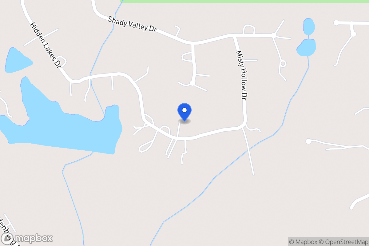 Map of 256 Hidden Lakes Dr