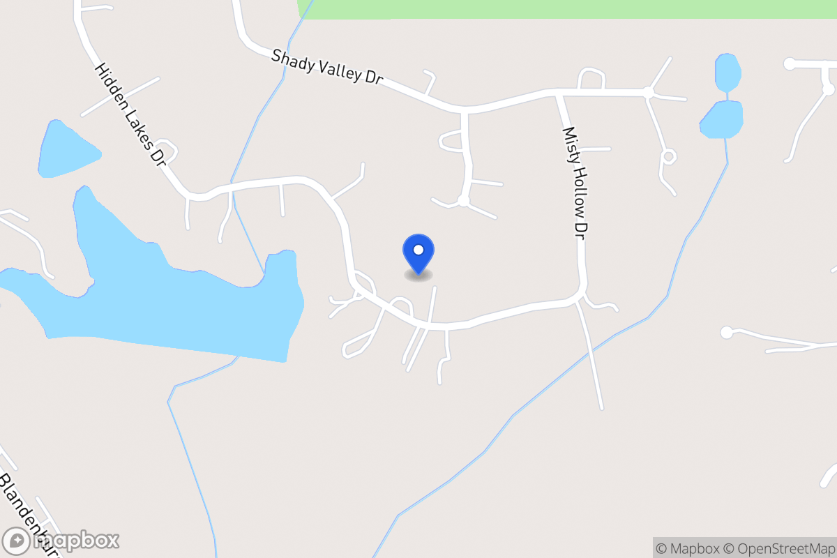 Map of 238 Hidden Lakes Dr