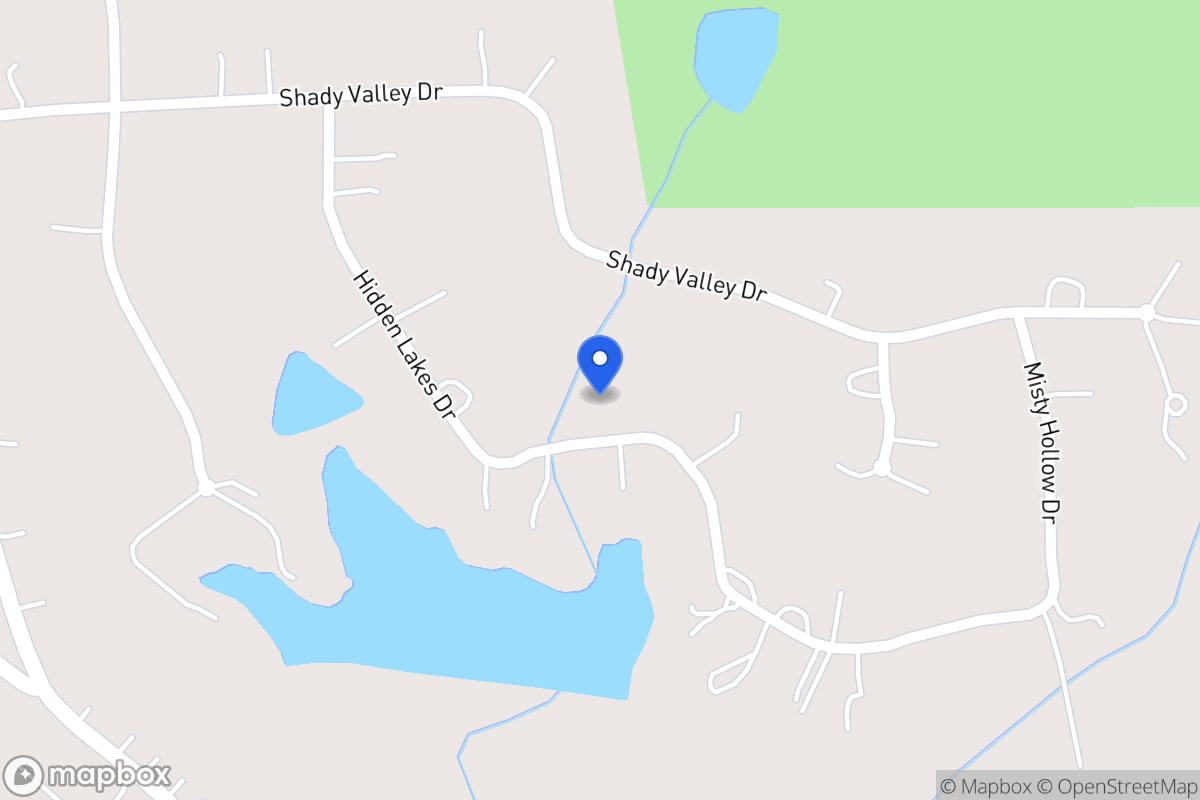Map of 162 Hidden Lakes Dr