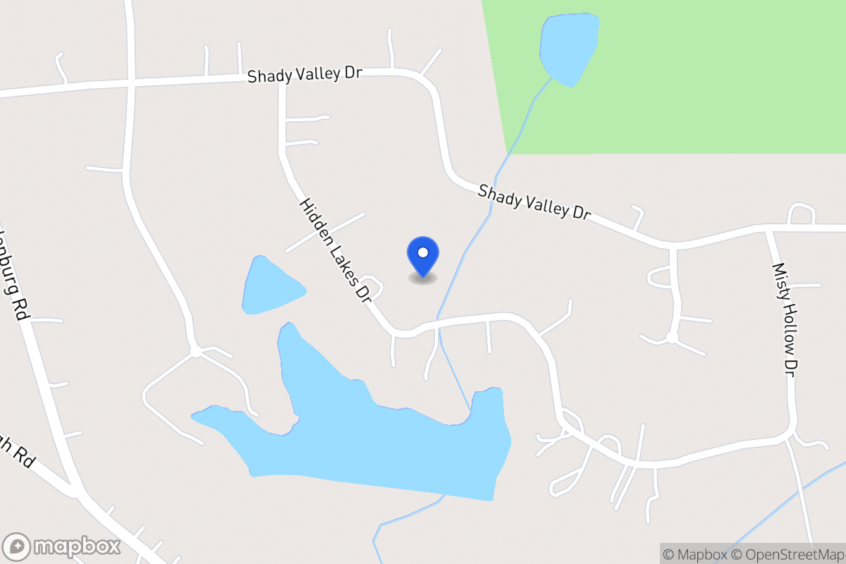 Map of 120 Hidden Lakes Dr
