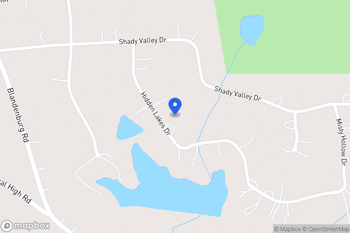 Map of 106 Hidden Lakes Dr