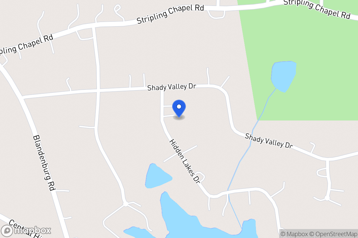 Map of 32 Hidden Lakes Dr