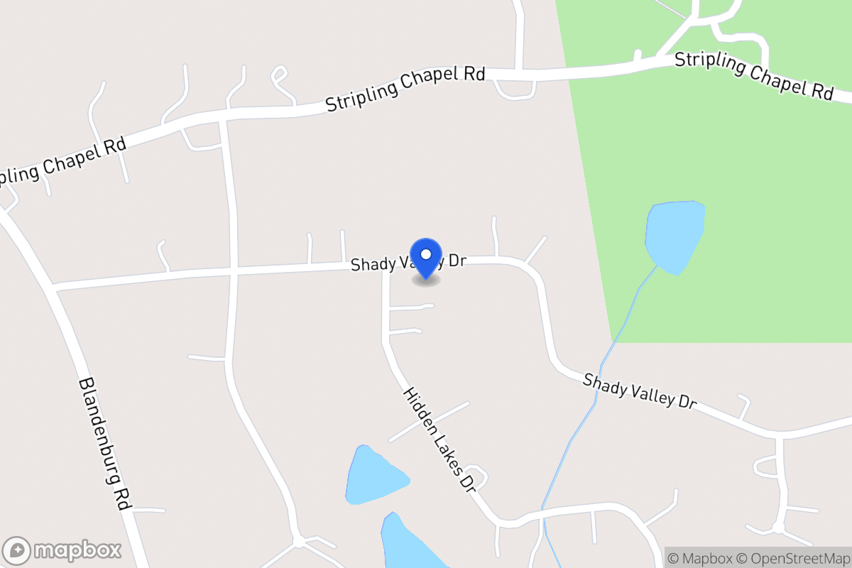 Map of 8 Hidden Lakes Dr