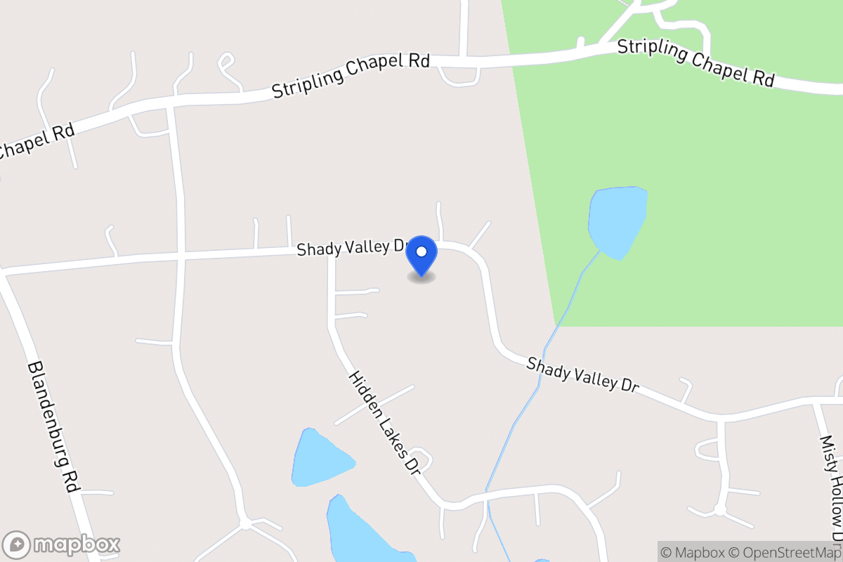 Map of 201 Shady Valley Dr