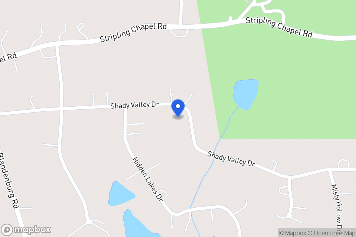 Map of 203 Shady Valley Dr