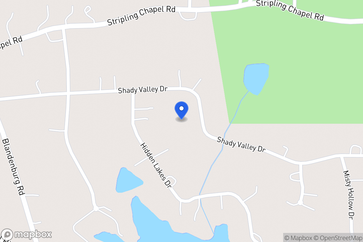 Map of 205 Shady Valley Dr