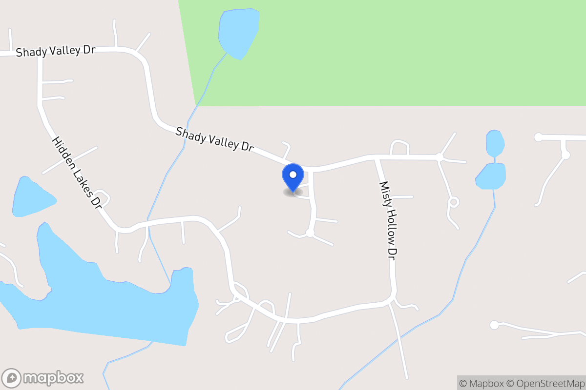 Map of 101 Shady Valley Ct