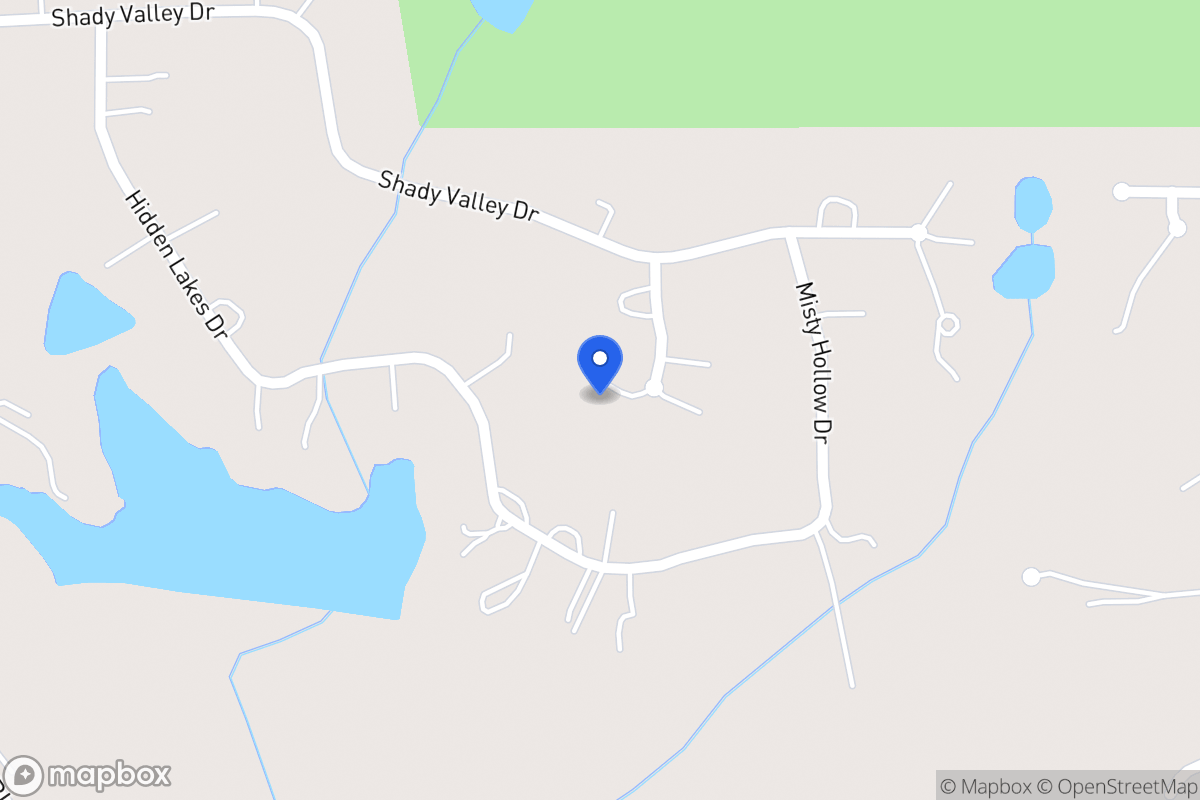 Map of 105 Shady Valley Ct