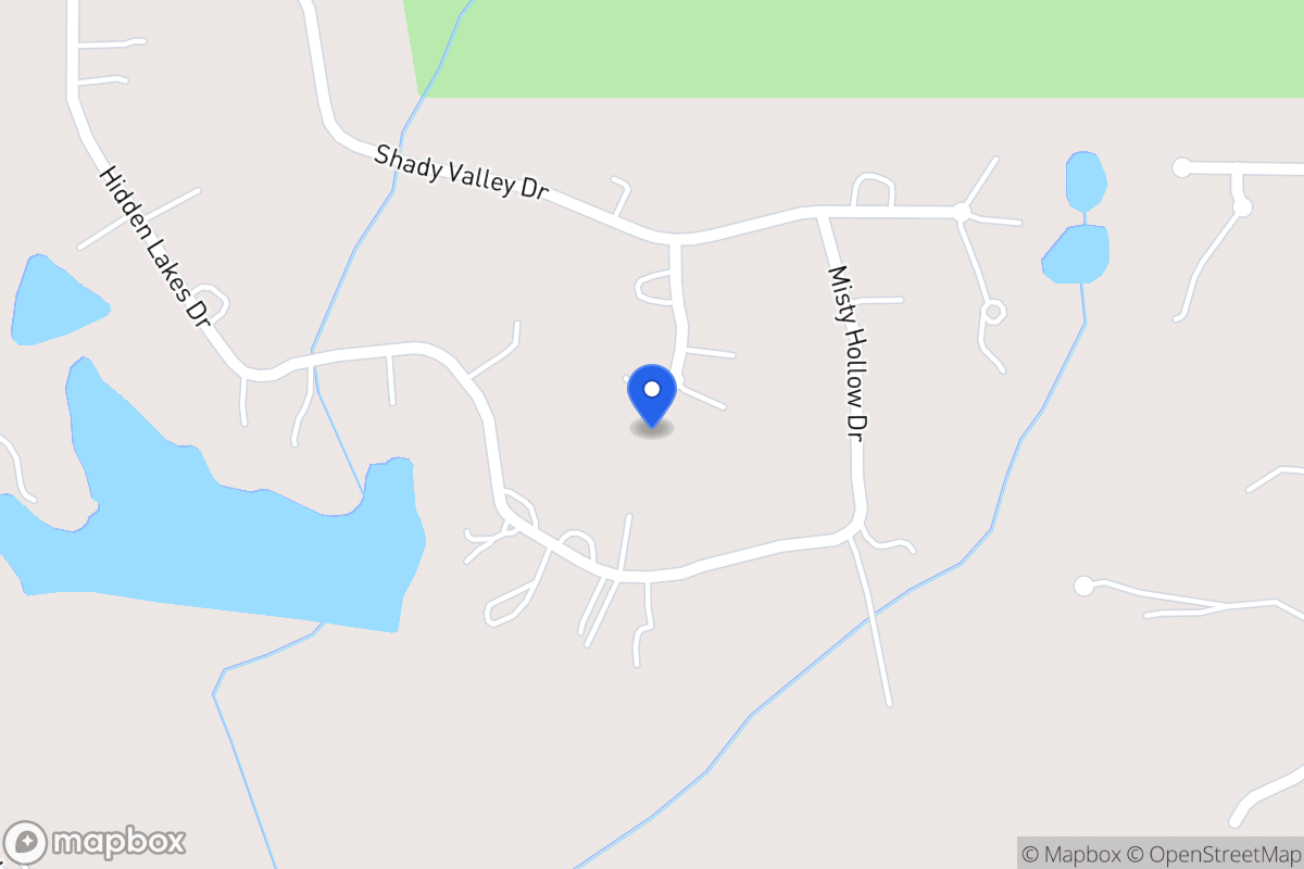 Map of 107 Shady Valley Ct