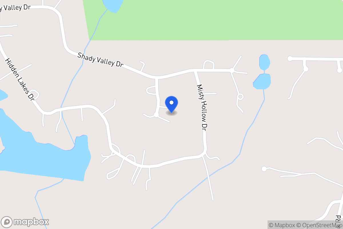 Map of 106 Shady Valley Ct