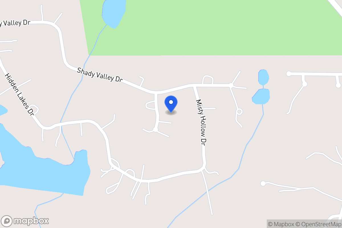 Map of 104 Shady Valley Ct