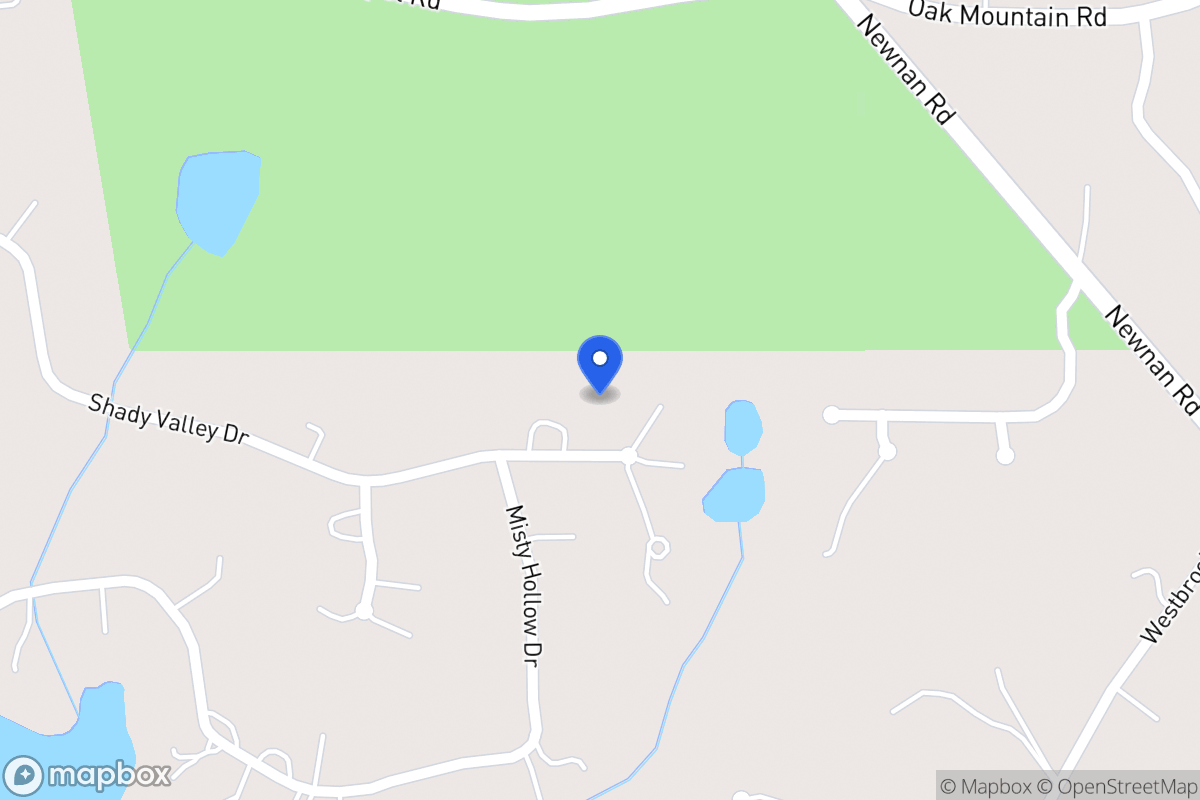 Map of 406 Shady Valley Dr