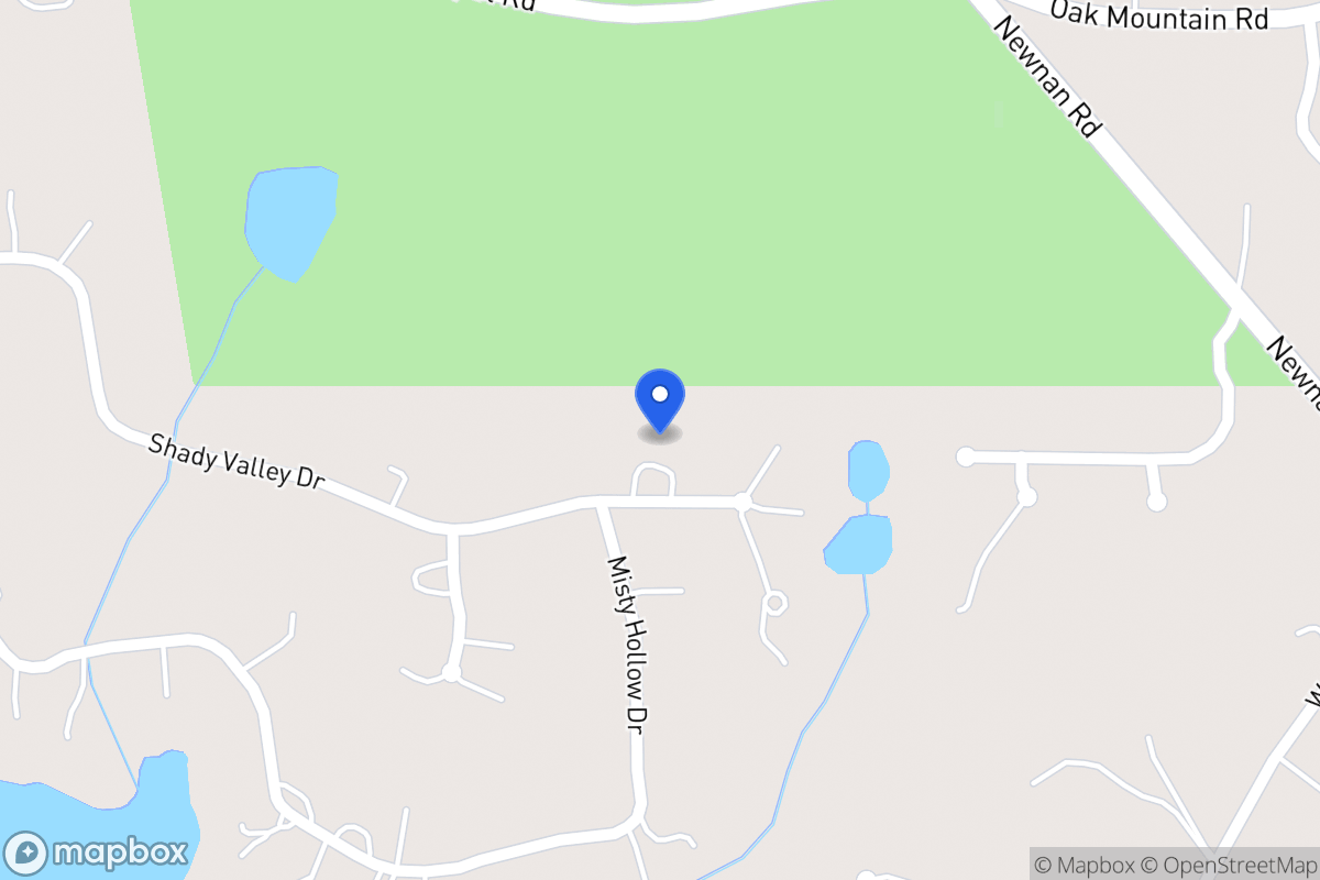 Map of 404 Shady Valley Dr