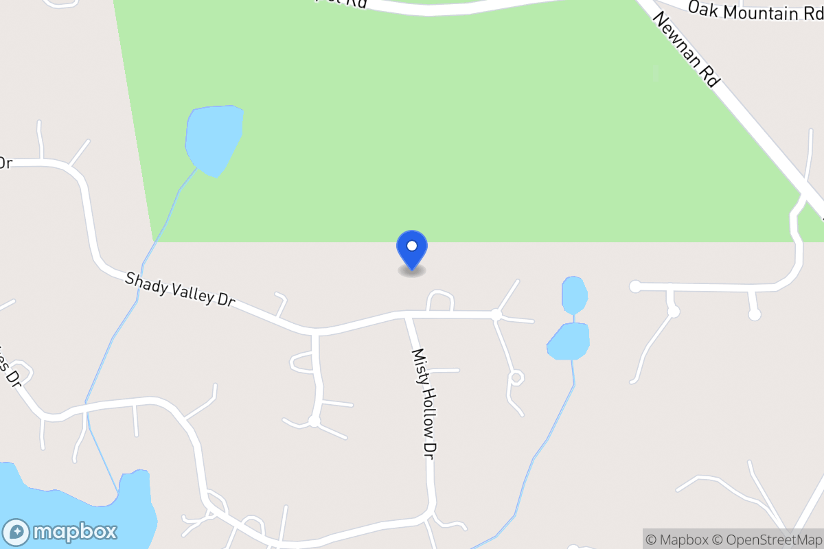 Map of 402 Shady Valley Dr