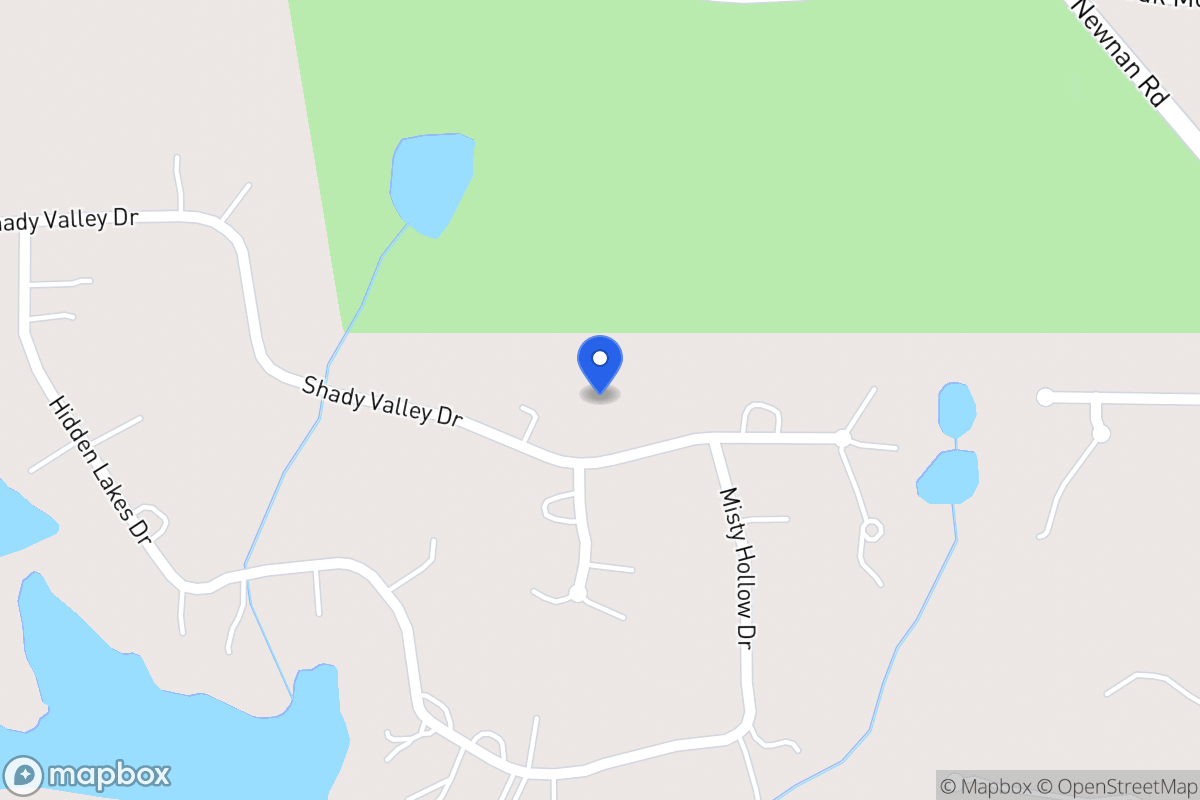 Map of 302 Shady Valley Dr