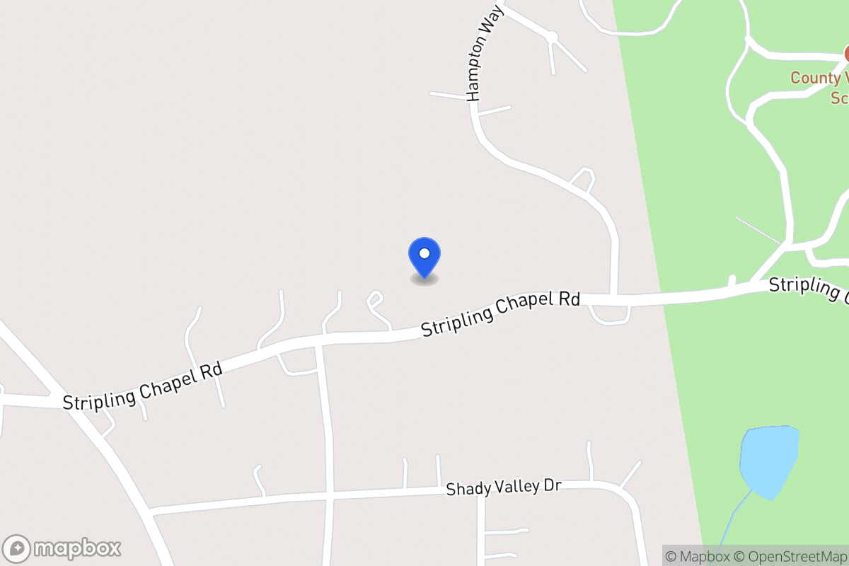Map of 1636 Stripling Chapel Rd